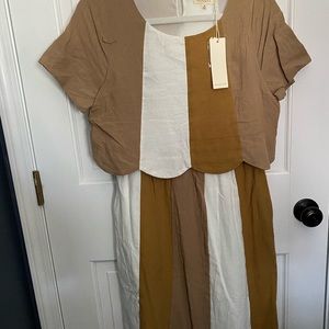 Roolee Scalloped Midi Dress size M